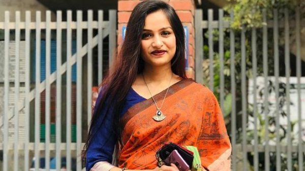 রাষ্ট্রবিজ্ঞান বিভাগের বিশ্ববিদ্যালয়ের শিক্ষার্থীর নিহত বৃষ্টি সরকার (২২)। ফেসবুক থেকে সংগৃহীত ছবি:- দৈনিক দেশবানী